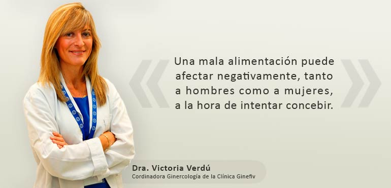 ¿Cómo afecta la alimentación a la fertilidad?